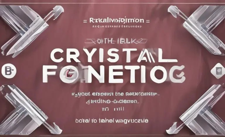 Crystal Font: Your Essential Design Tool