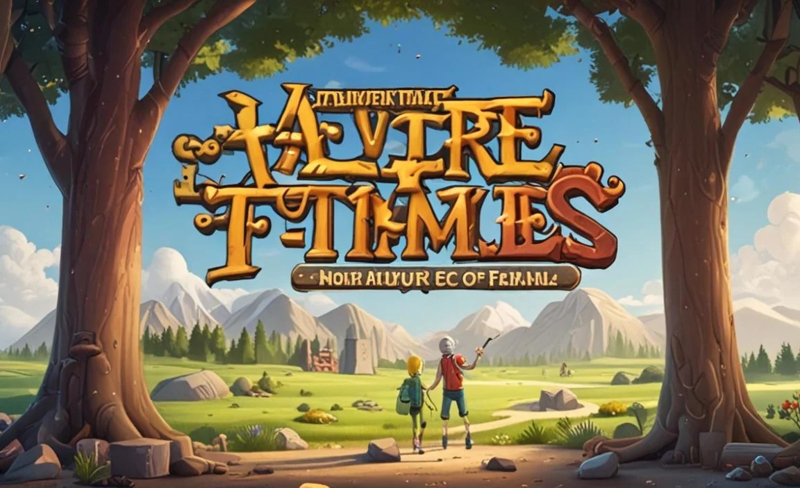 Adventure Time Logo Font Family Includes