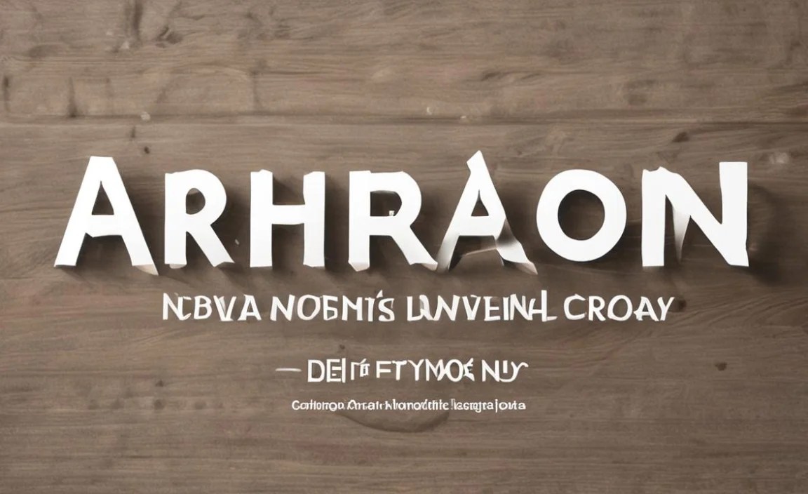 Aharoni Font Alternative