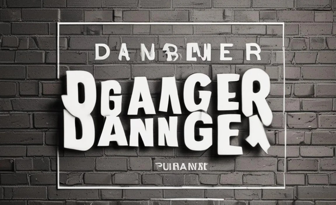 Another Danger Font Family Includes