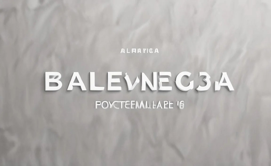 Balenciaga Font Alternative