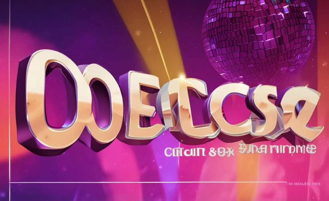 Best Color Combinations for Disco Fonts