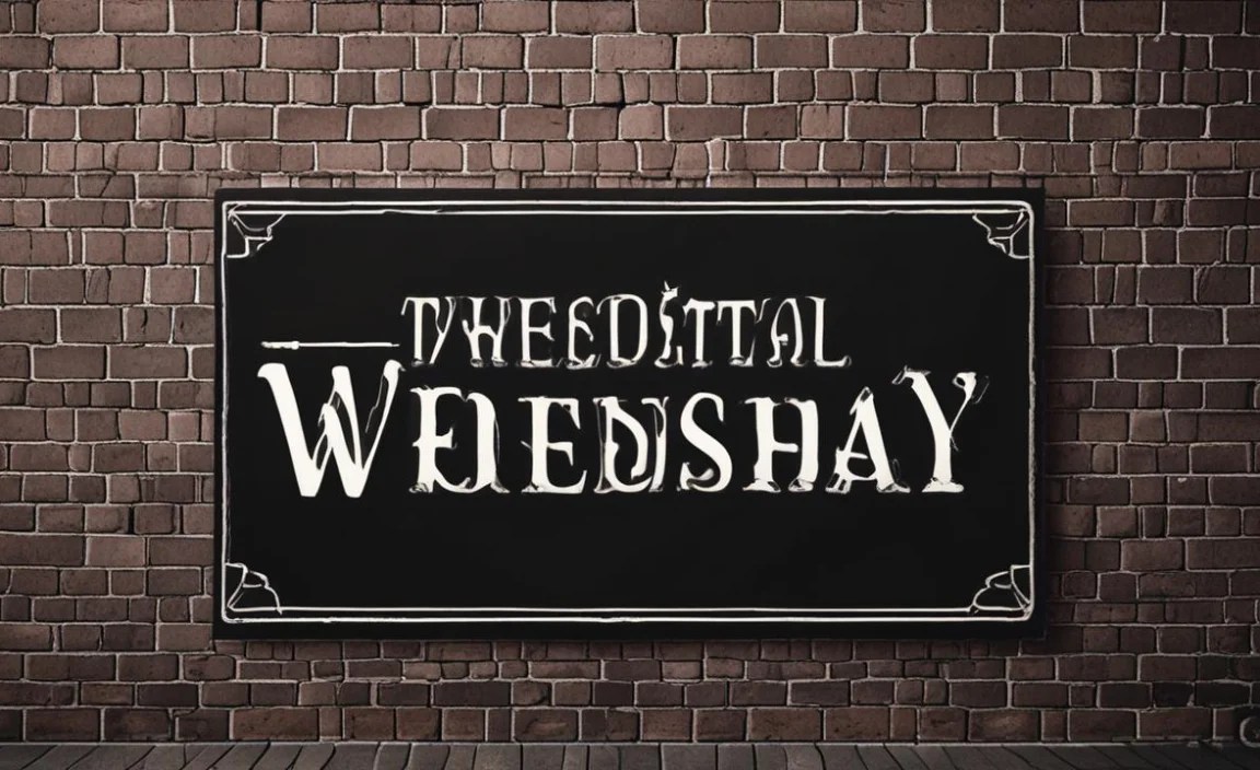 Best Font Pairing For Wednesday Font