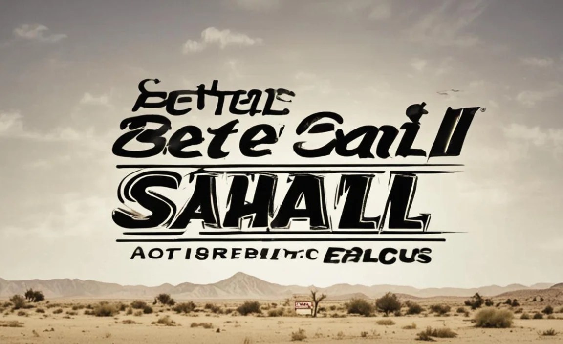 Better Call Saul Font Family Includes