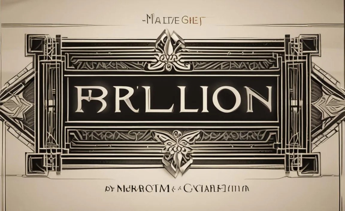 Brilon Font Information In Chart