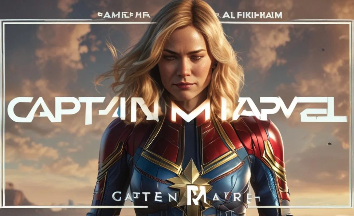 Captain Marvel Font Alternative