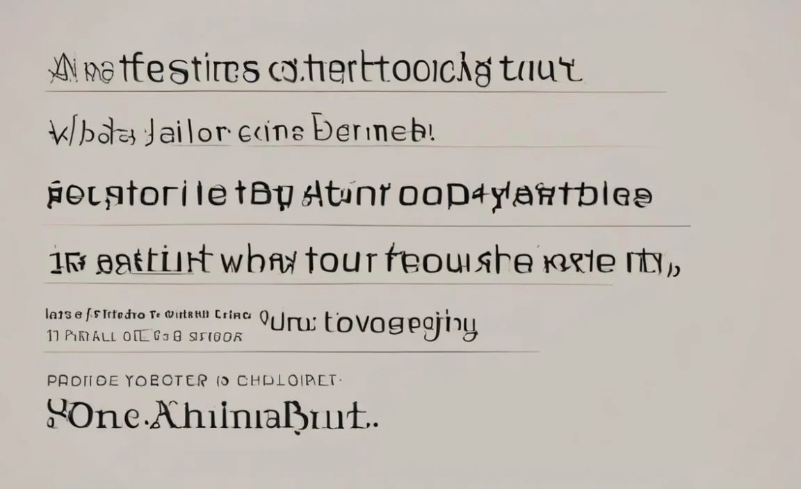 Choosing The Right Font Style