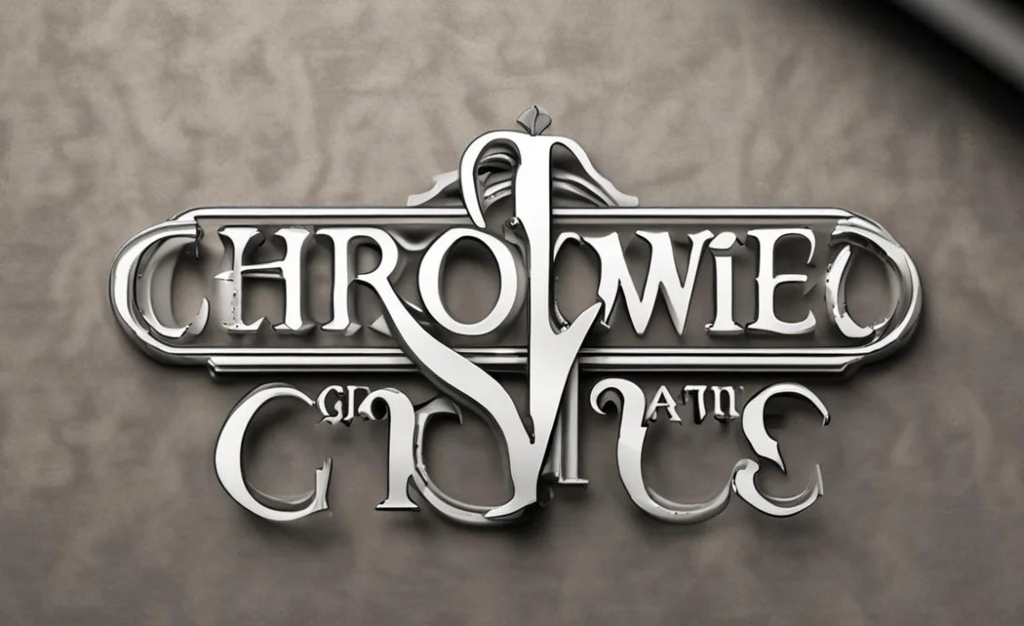 Chrome Hearts Font Information