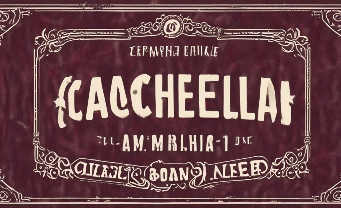 Coachella Font Overview