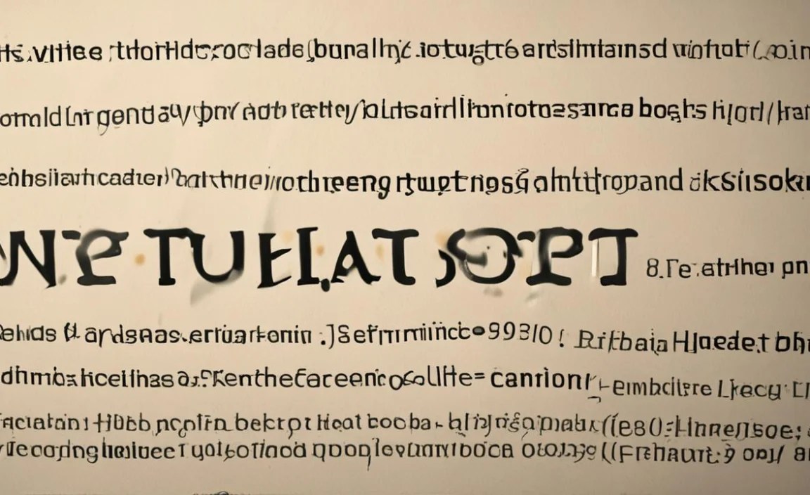 Common Mistakes in Screenplay Font Choices