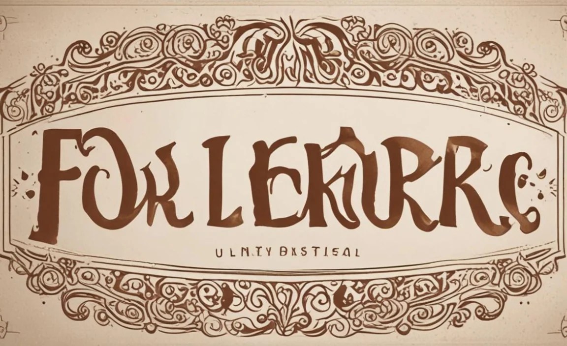 Folklore Font Information