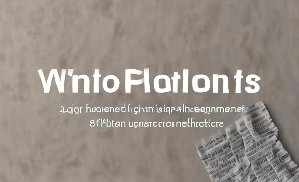Font Size Considerations
