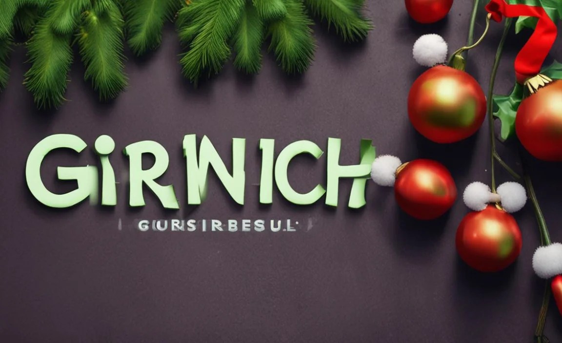 Grinch Font Alternative