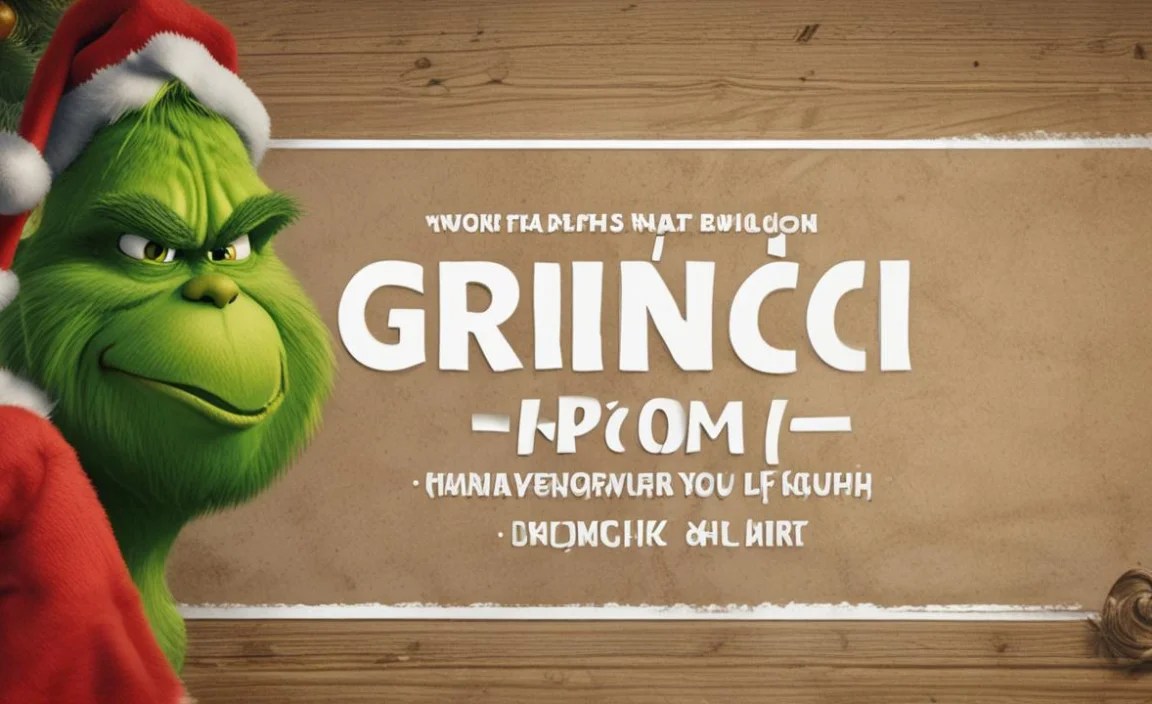 Grinch Font Family Includes