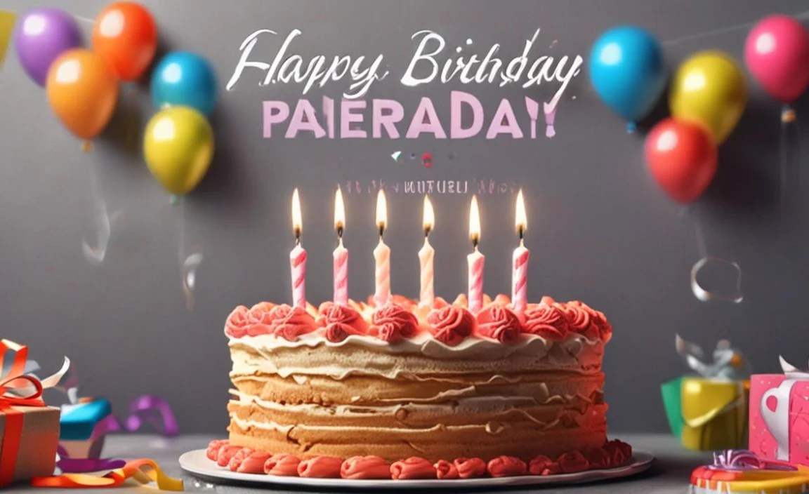 Happy Birthday Font Information