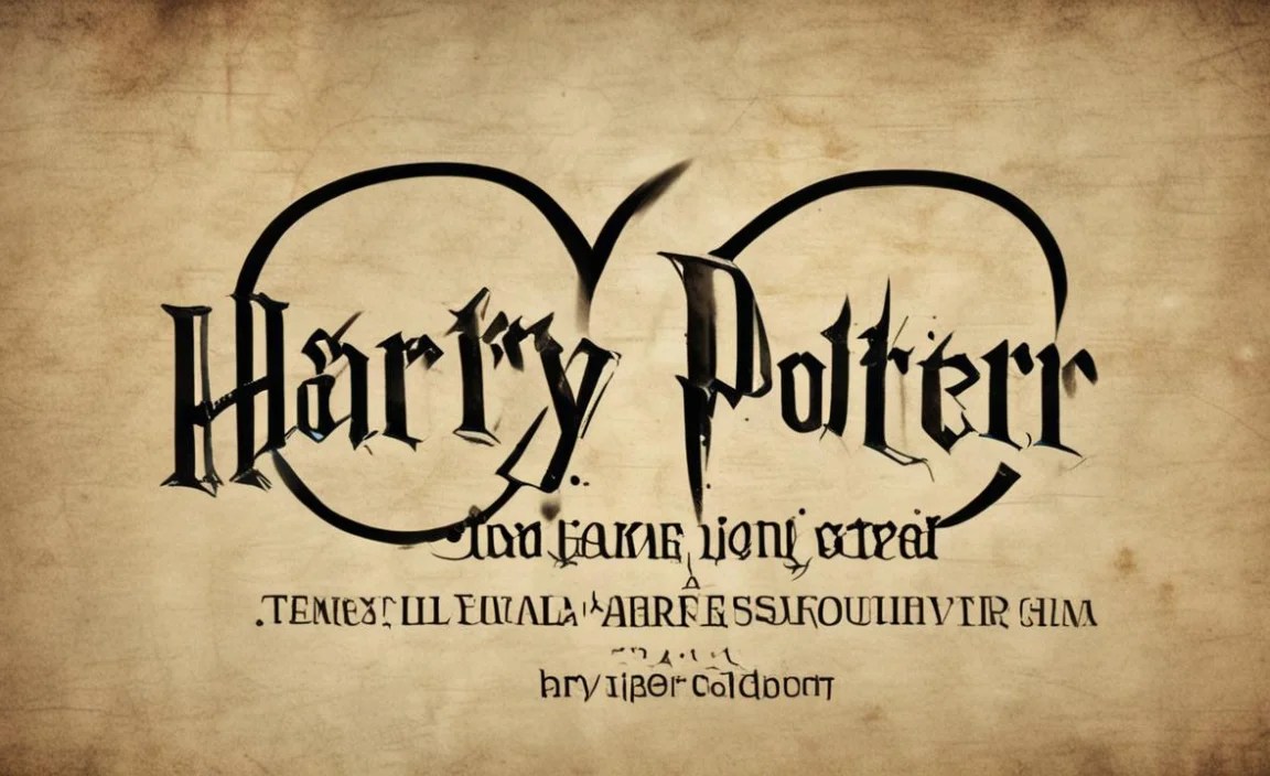 Harry Potter Font Alternative