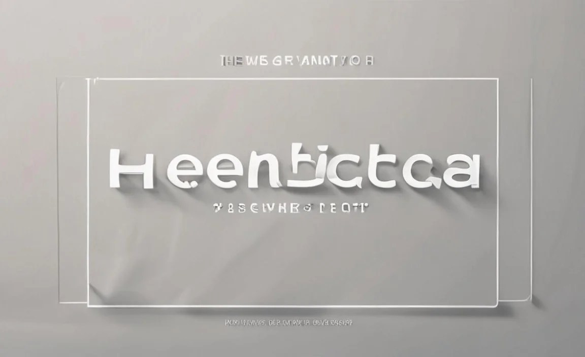 Helvetica Font Alternative