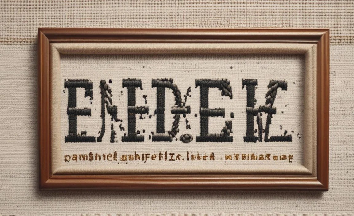 How to Use Cross Stitch Fonts