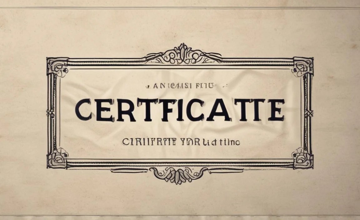 Key Considerations When Choosing A Certificate Font