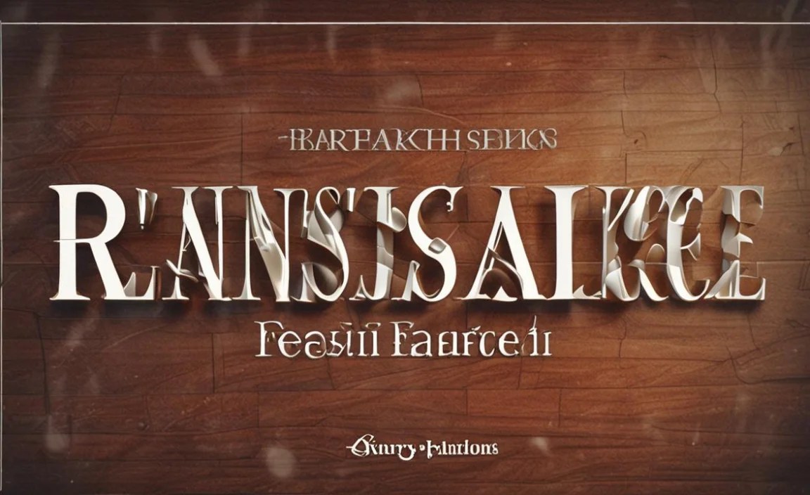 Key Features of Renaissance Fonts