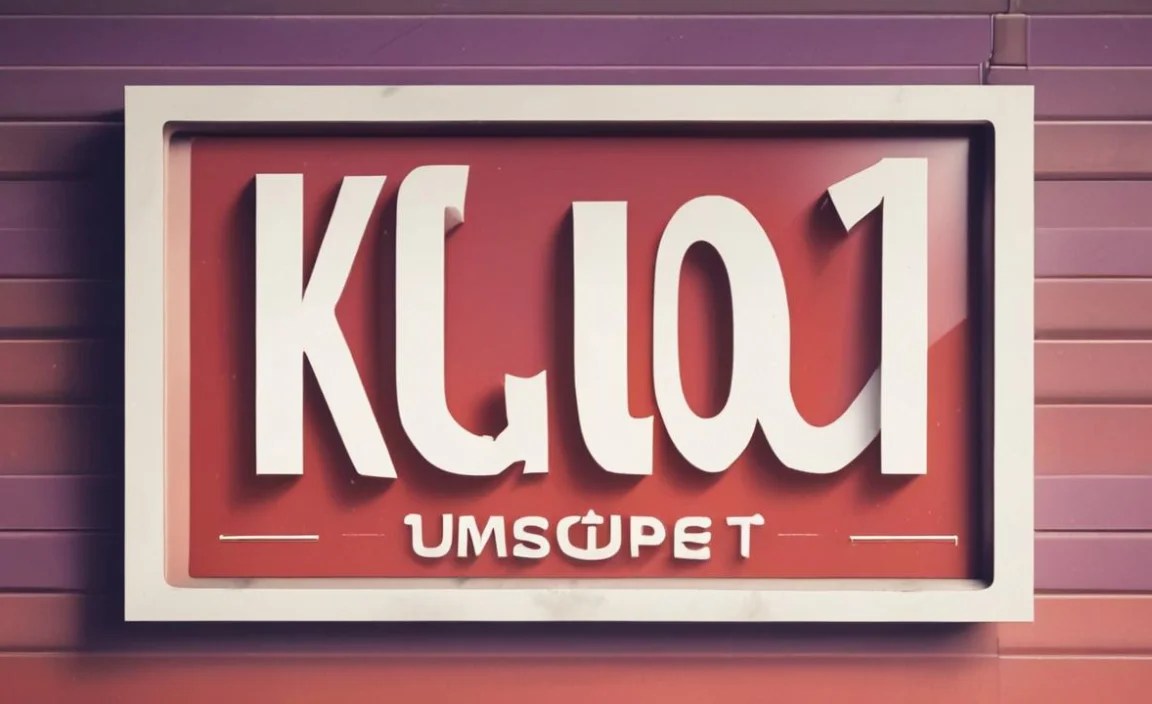 Klout Font Information