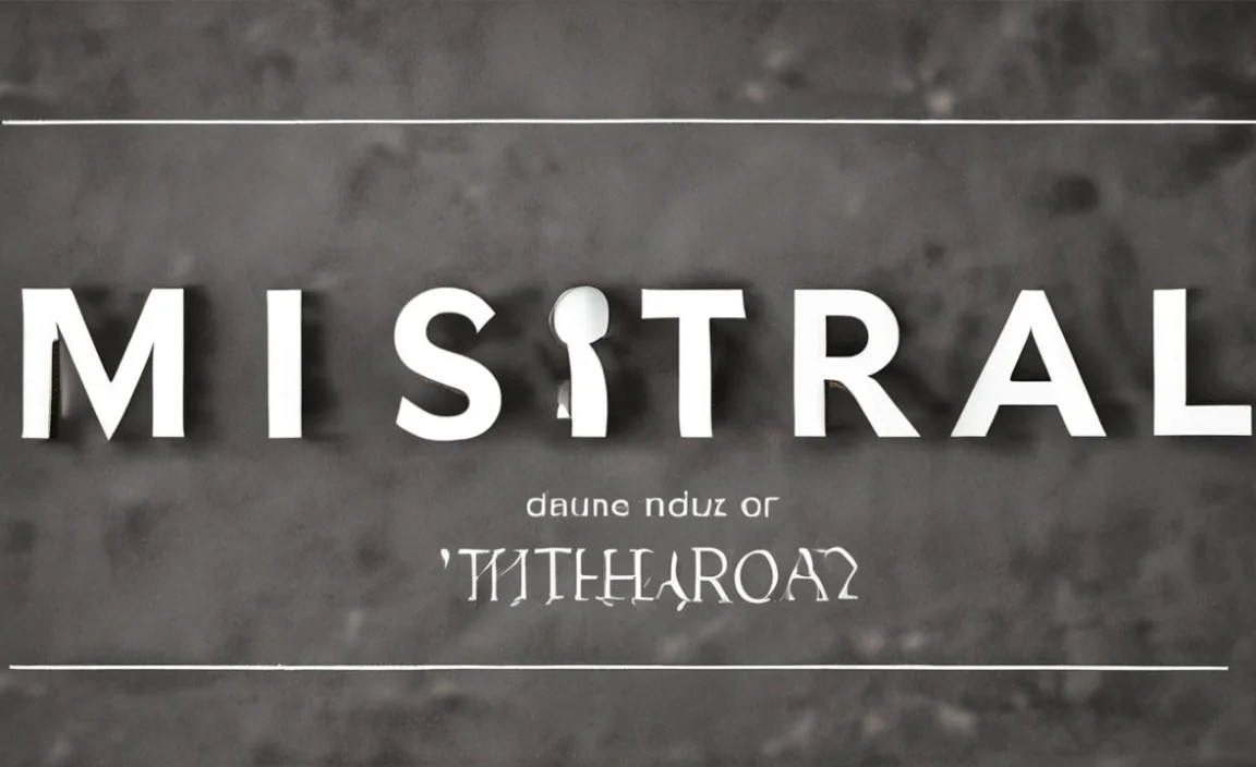 Mistral Font Alternative