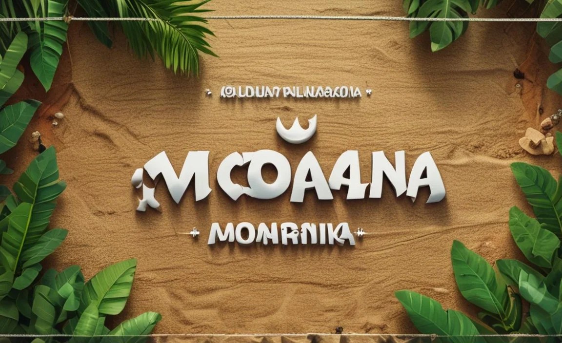 Moana Font Alternative
