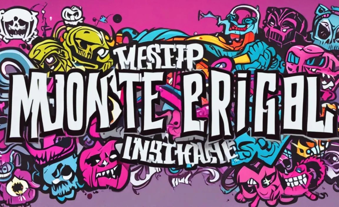 Monster High Font Information