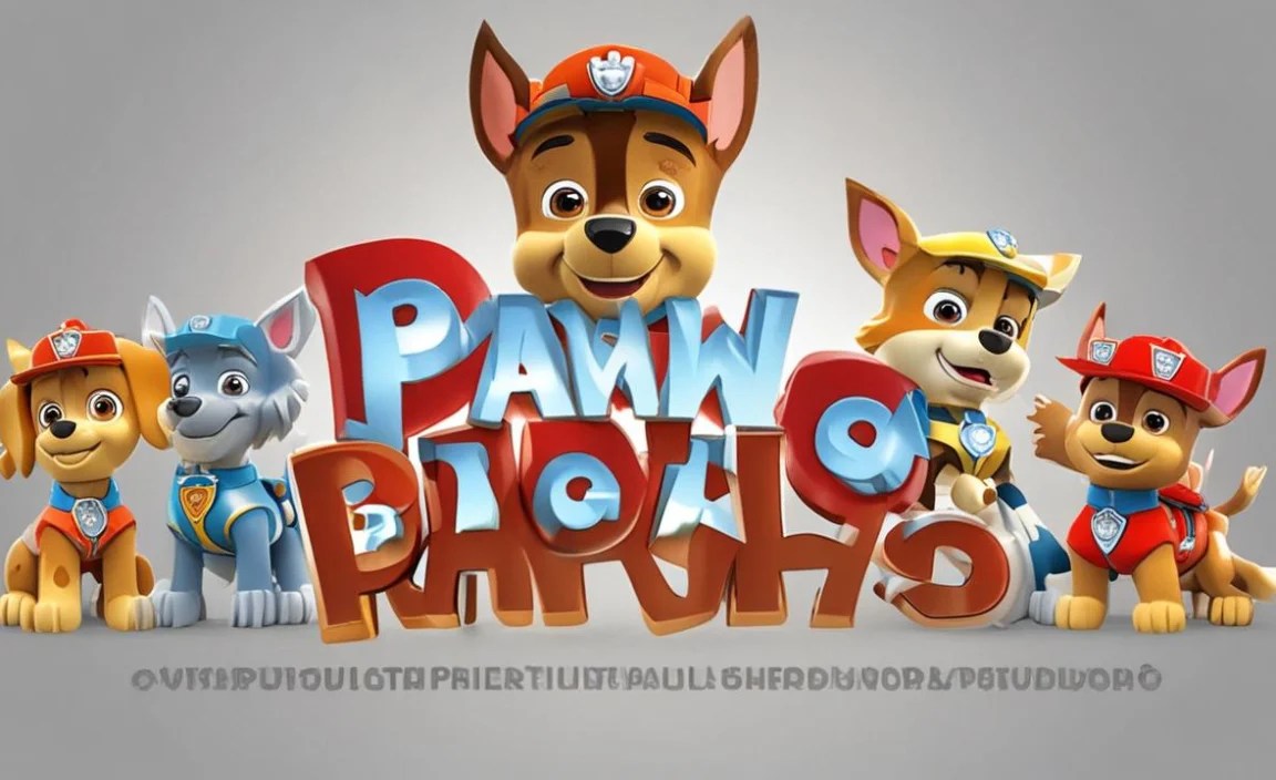 Paw Patrol Font Alternative