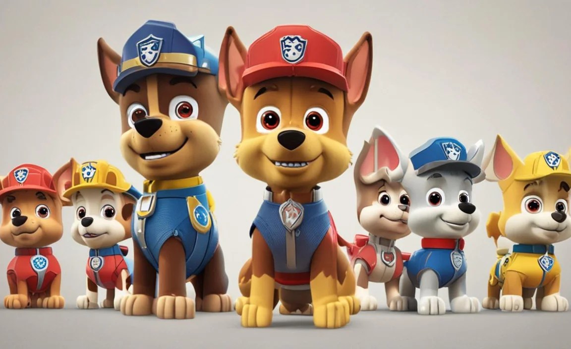 Paw Patrol Font Family Includes
