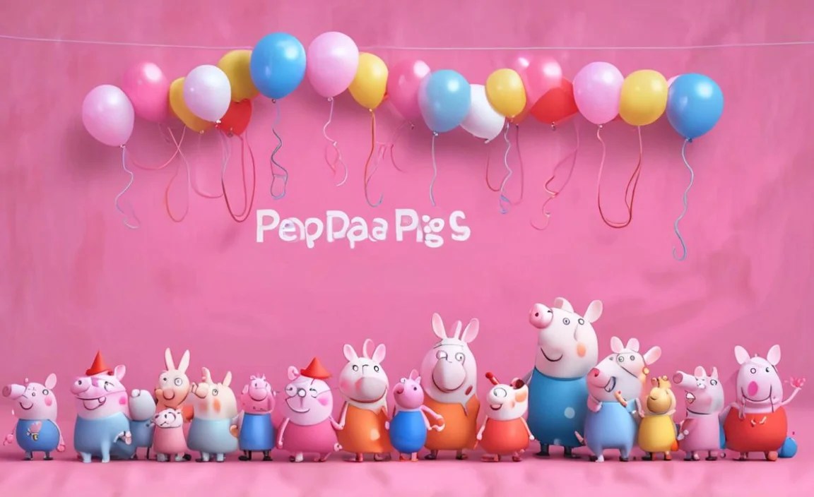 Peppa Pig Font Family Includes