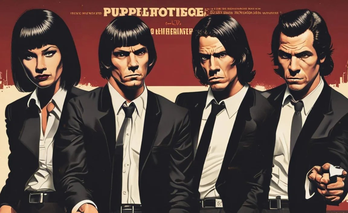 Pulp Fiction Font Family Includes