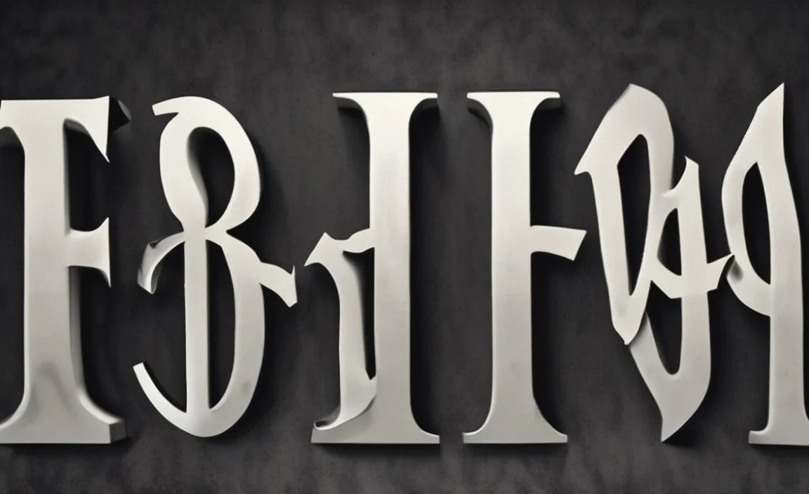 Script Font for Metal