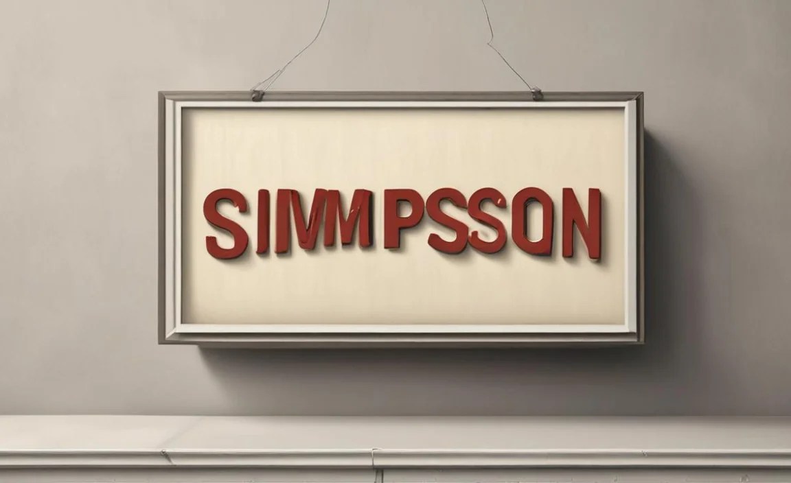 Simpson Font Family Includes