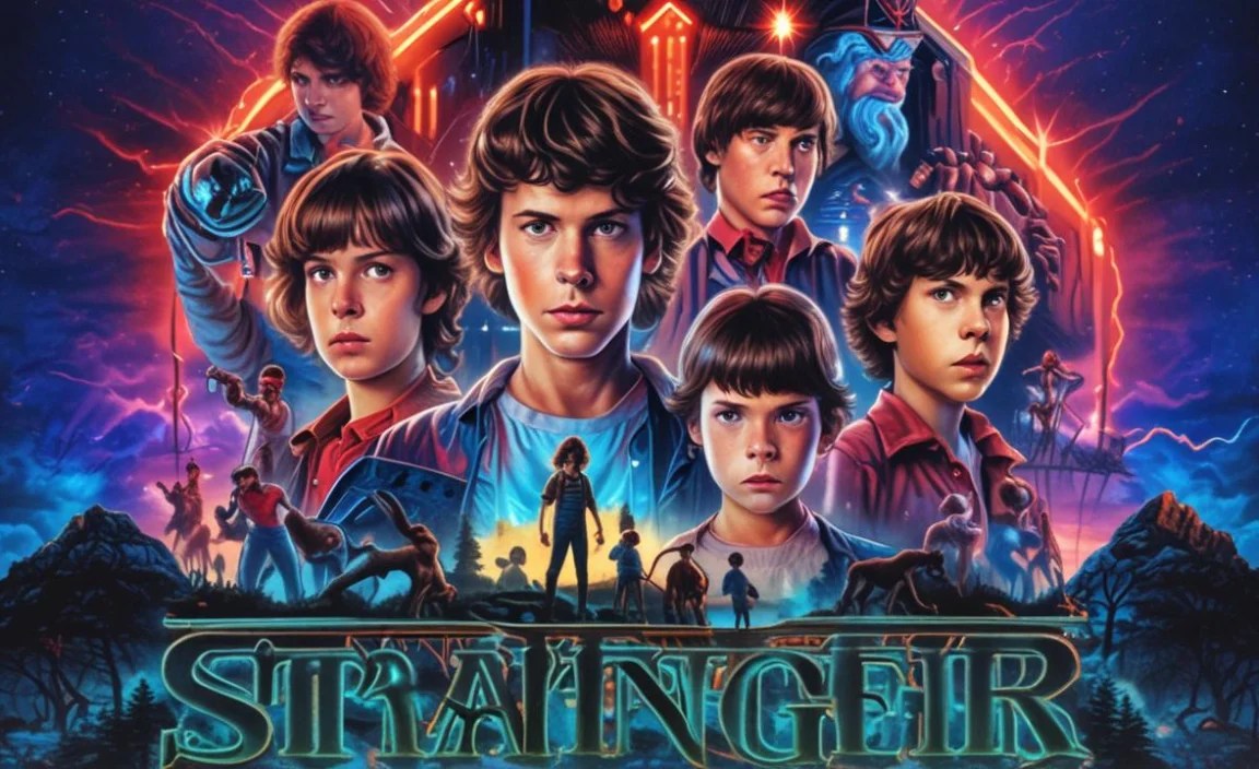 Stranger Things Font Family Includes