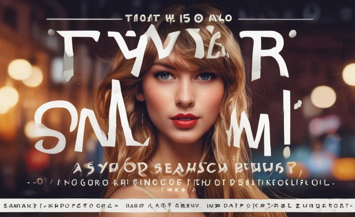 Typography Tips For Swiftie Designs