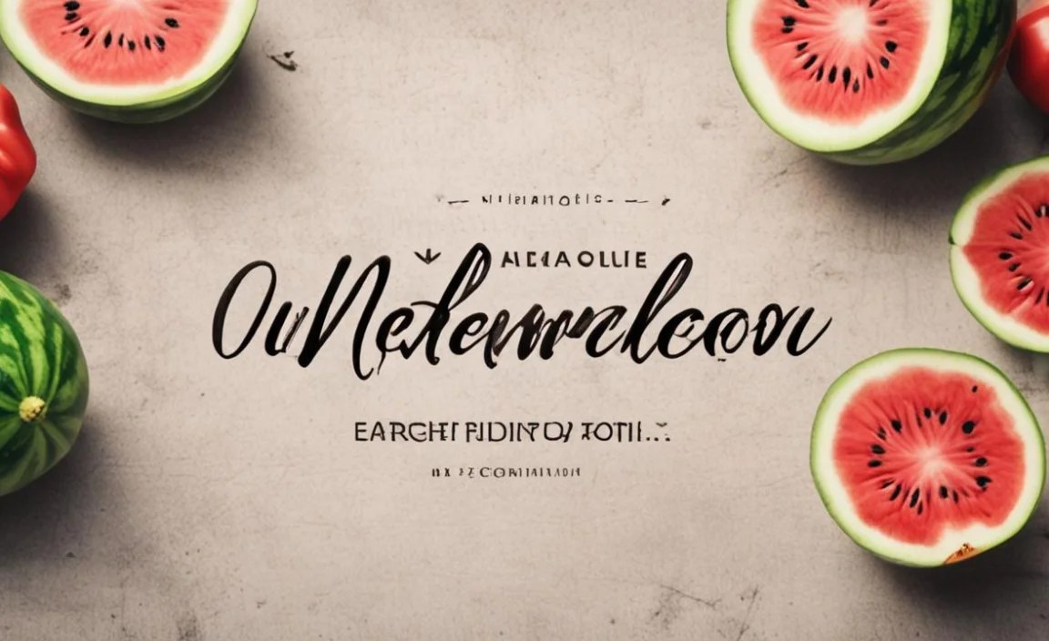Watermelon Script Font Alternative