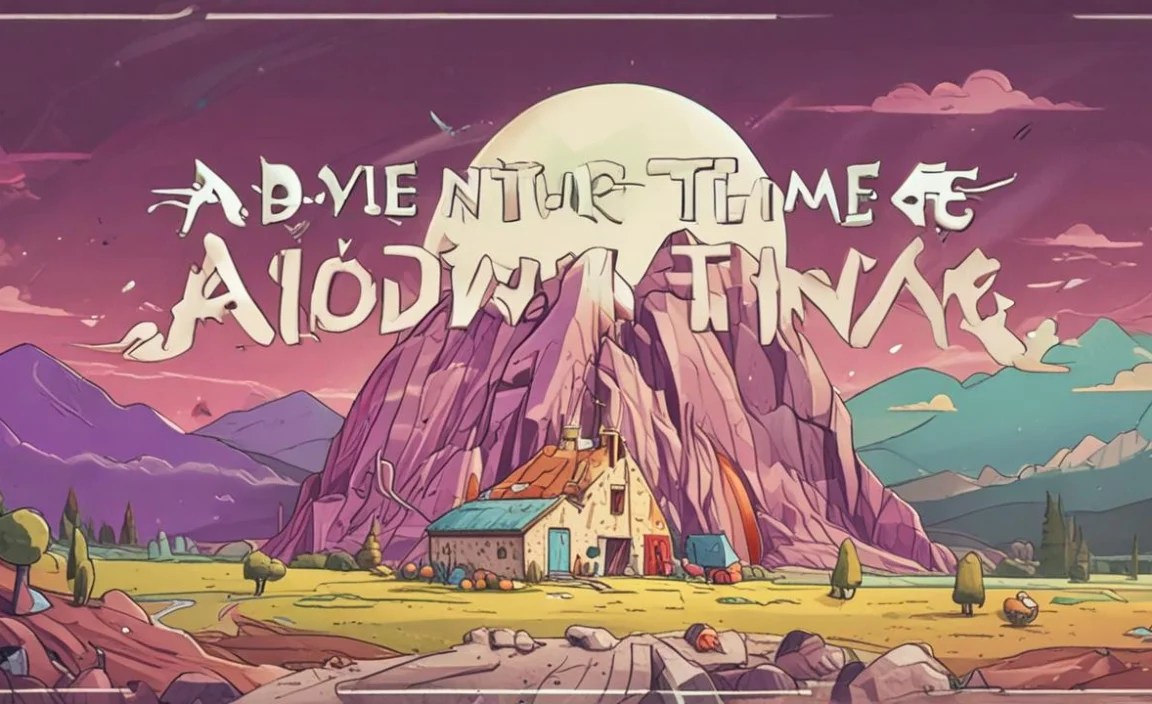 Where Adventure Time Logo Font Is In Use