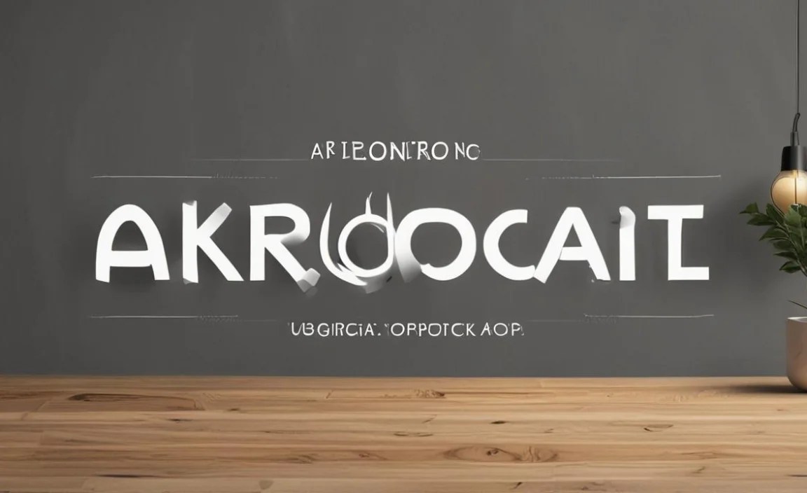 Where Akrobat Font Is In Use