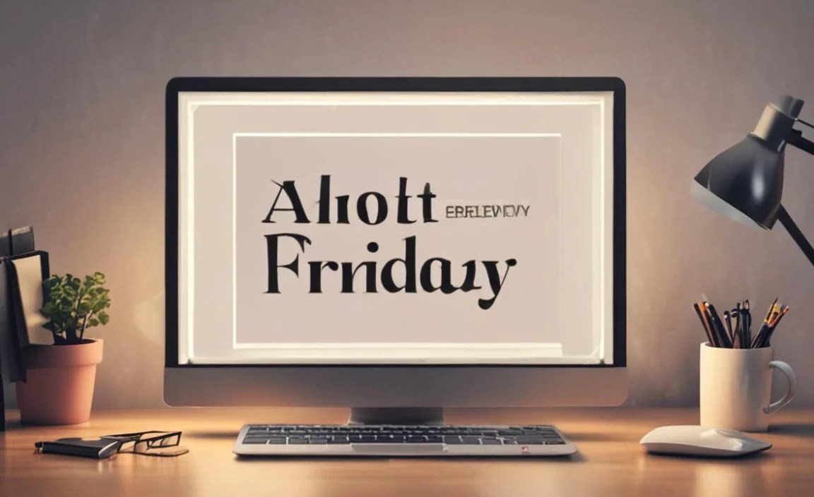 Where Almost Friday Font Is In Use