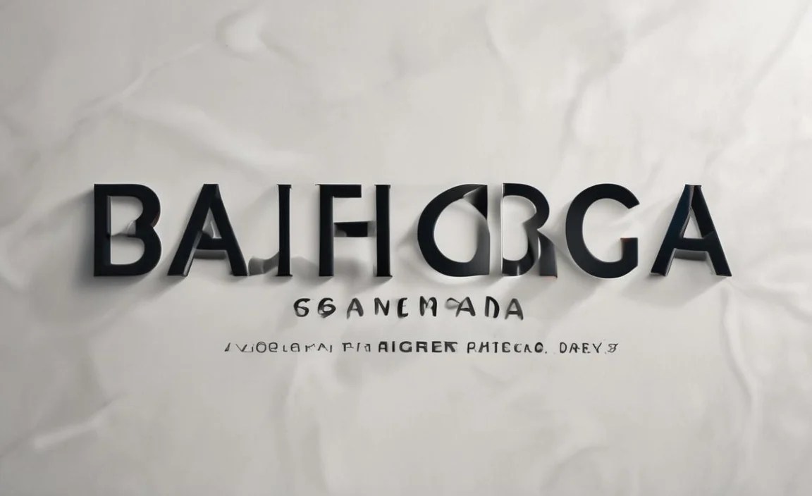 Where Balenciaga Font Is In Use