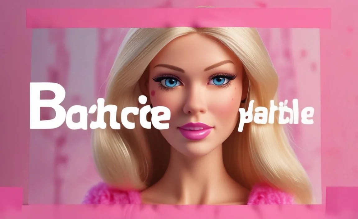 Where Barbie Font Is In Use