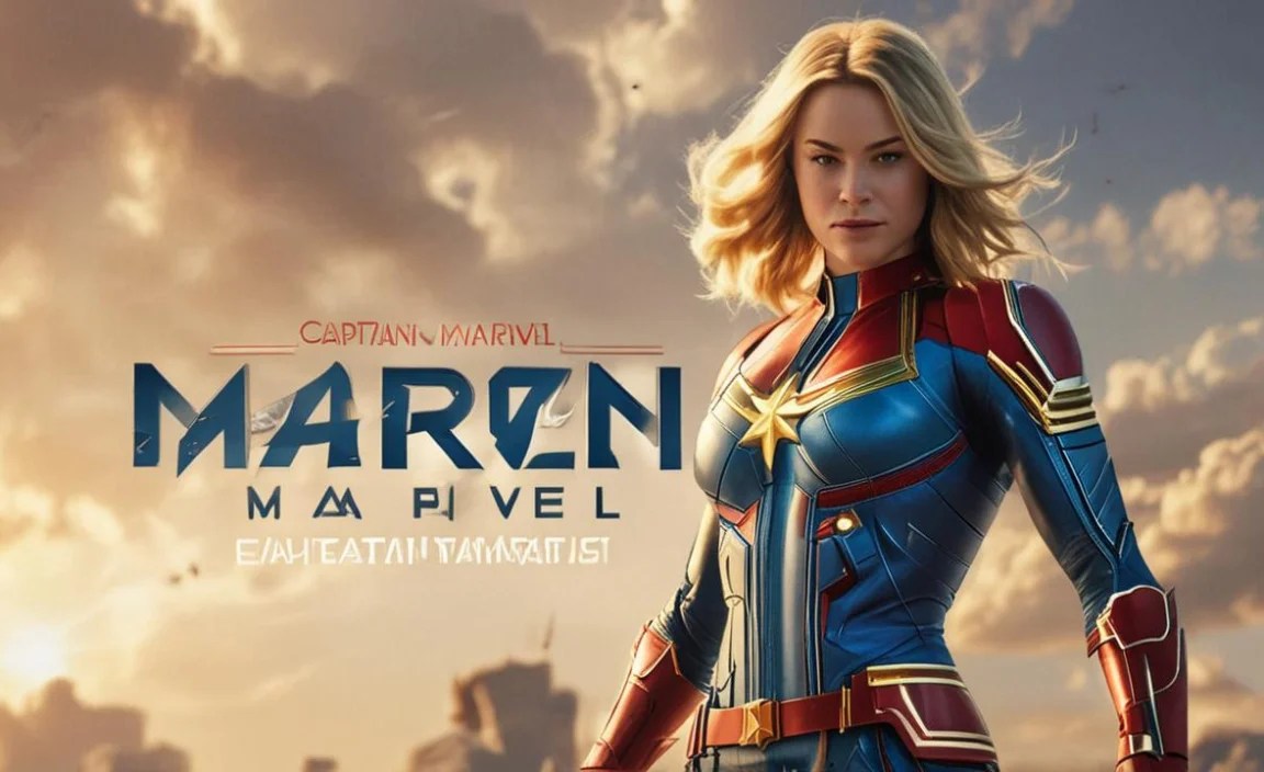 Where Captain Marvel Font Is In Use