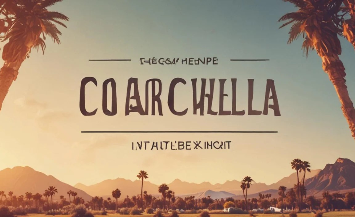Where Coachella Font Is In Use
