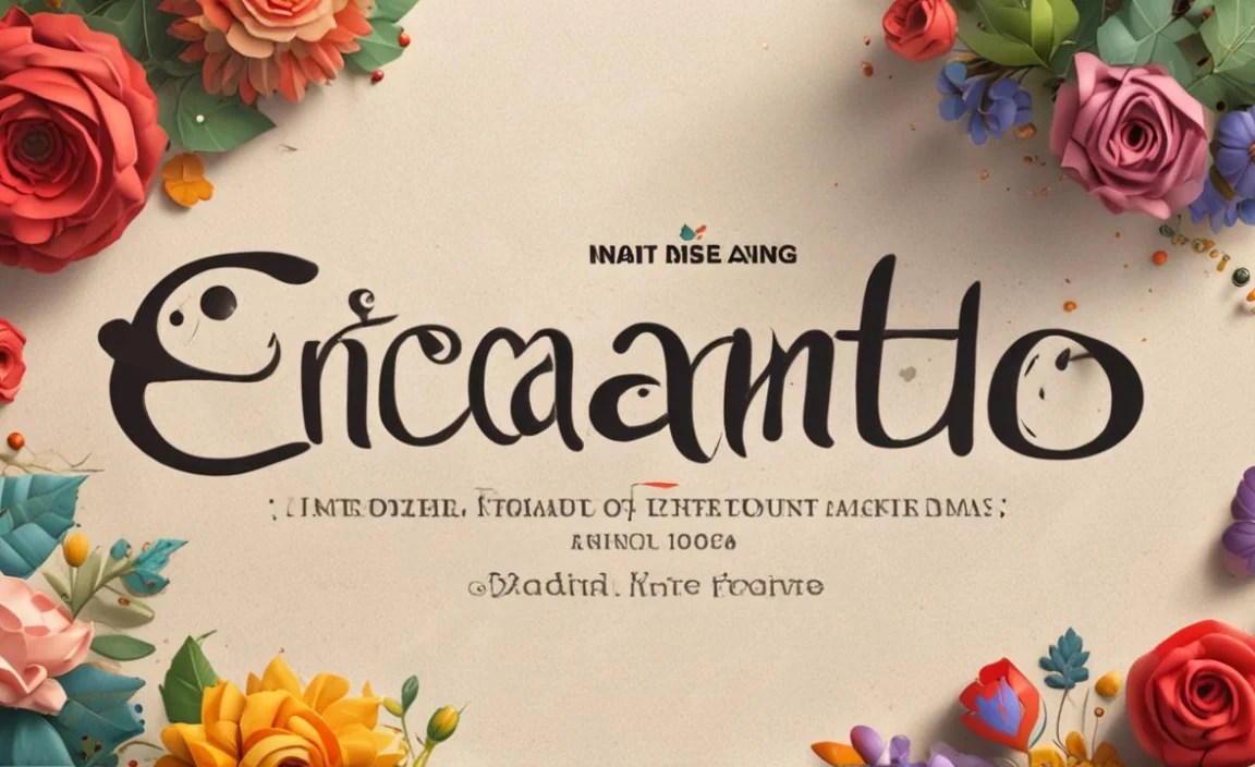 Where Encanto Font Is In Use