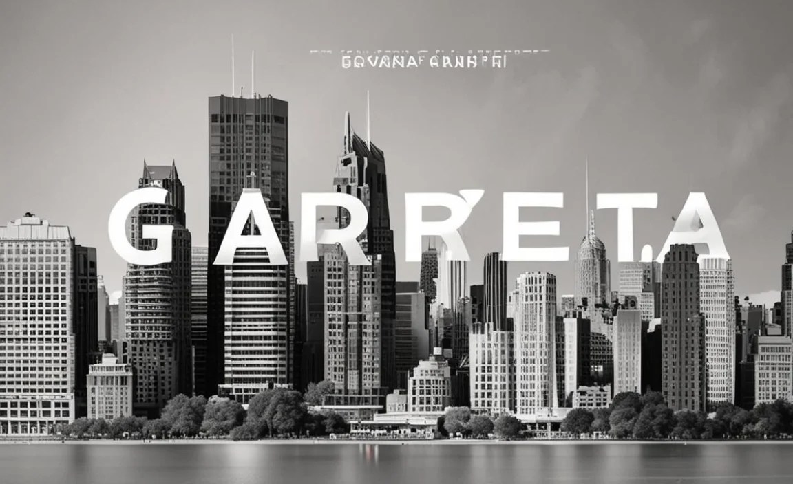 Where Garet Font Is In Use