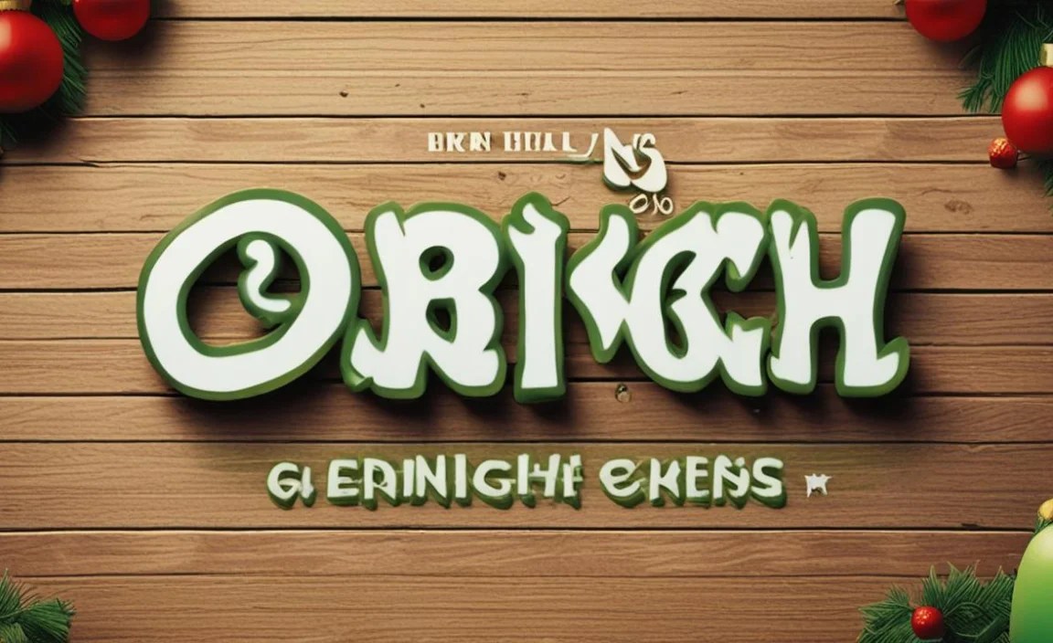 Where Grinch Font Is In Use
