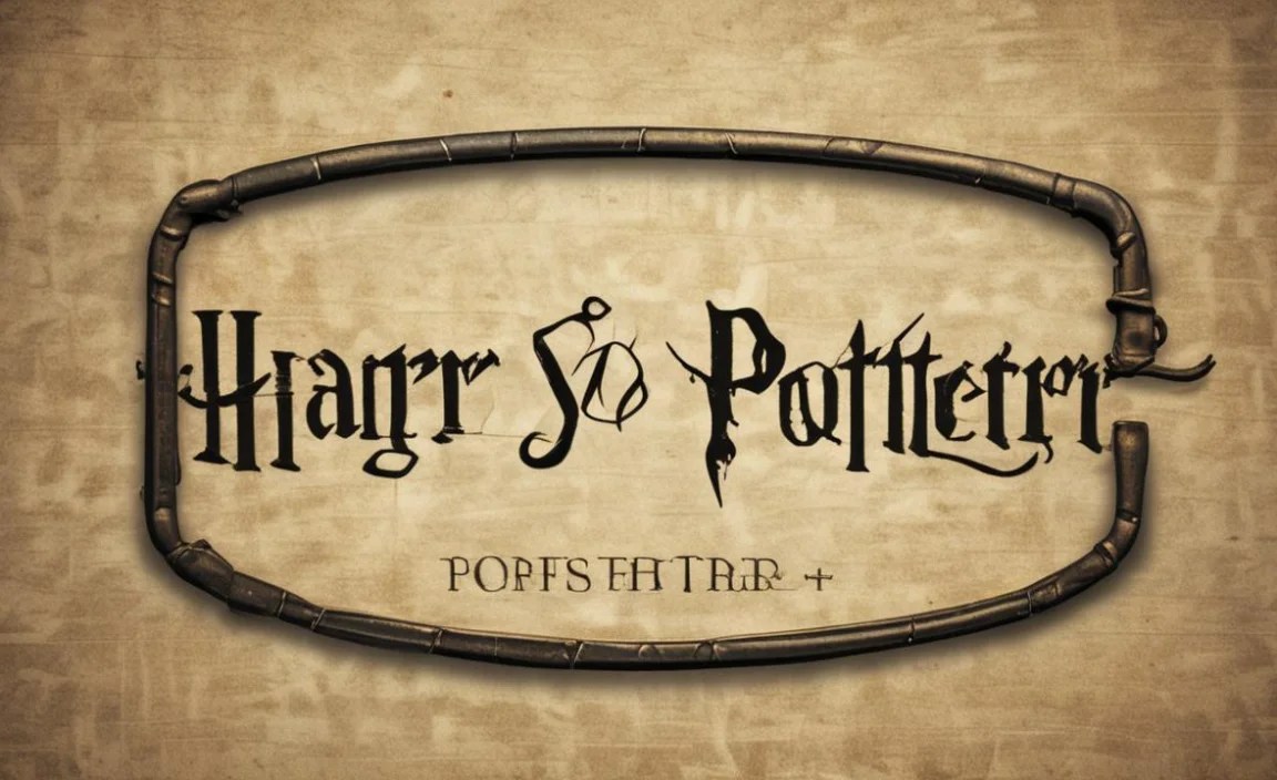 Where Harry Potter Font Is In Use