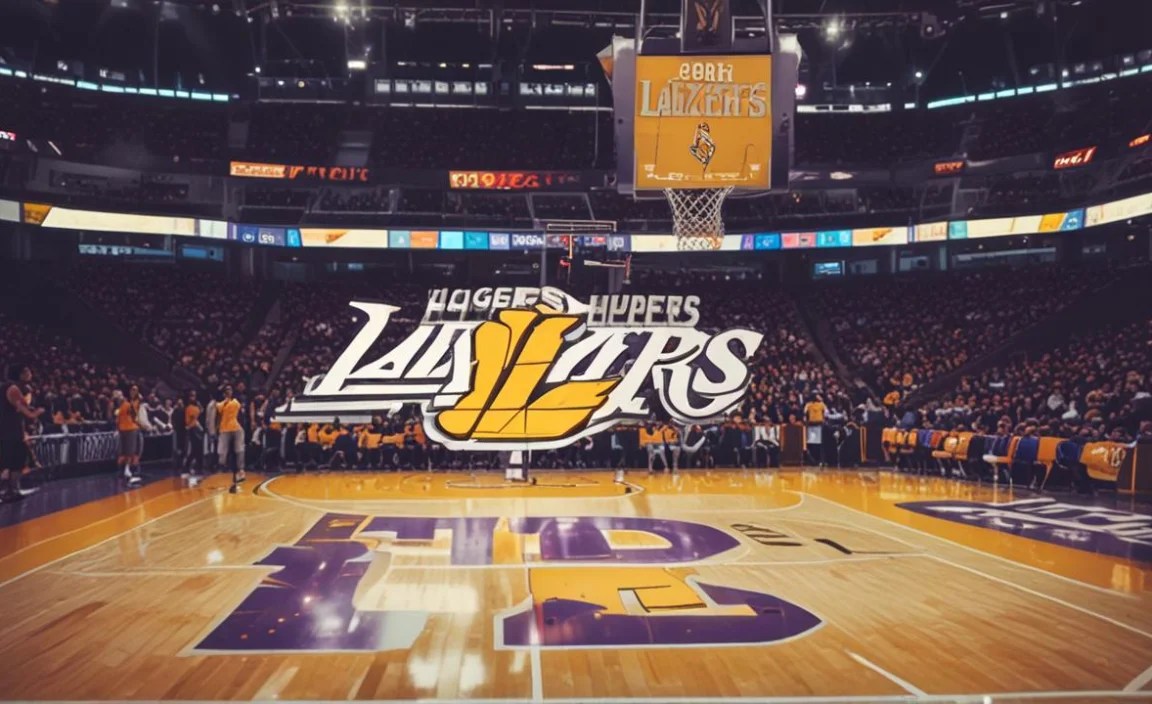 Where Lakers Font Is In Use