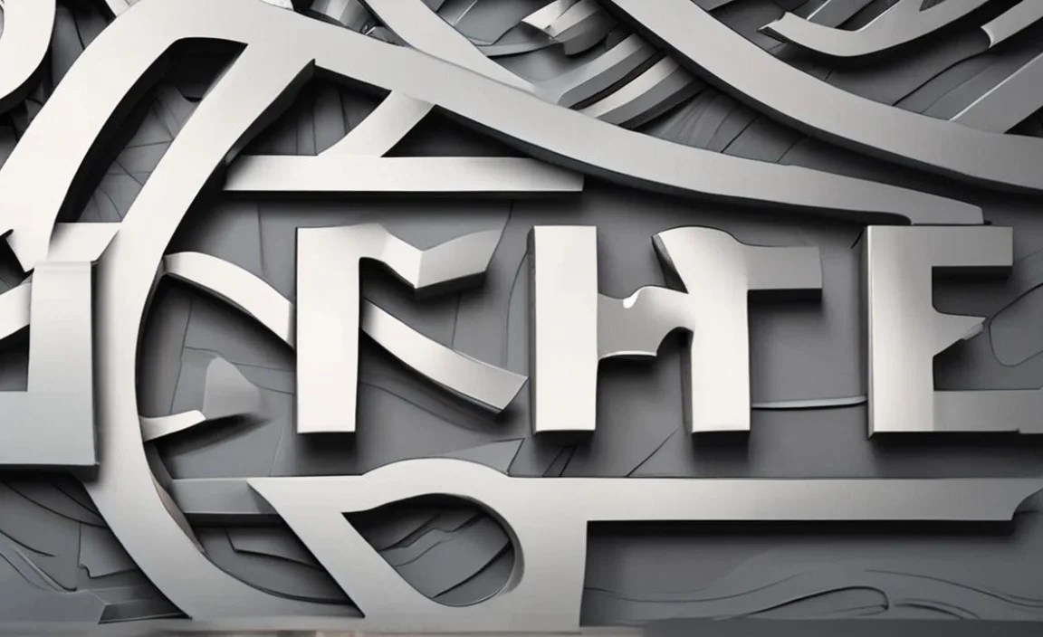 Where Laser Metal Font Is In Use